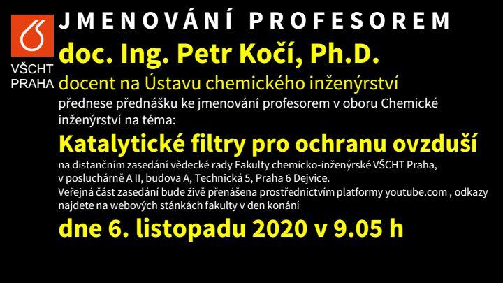 Jmenování profesorem
