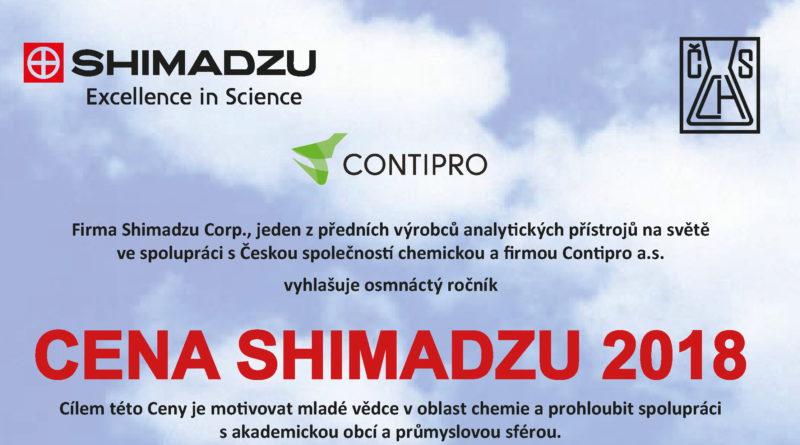 Vyhlášení soutěže Cena Shimadzu 2018