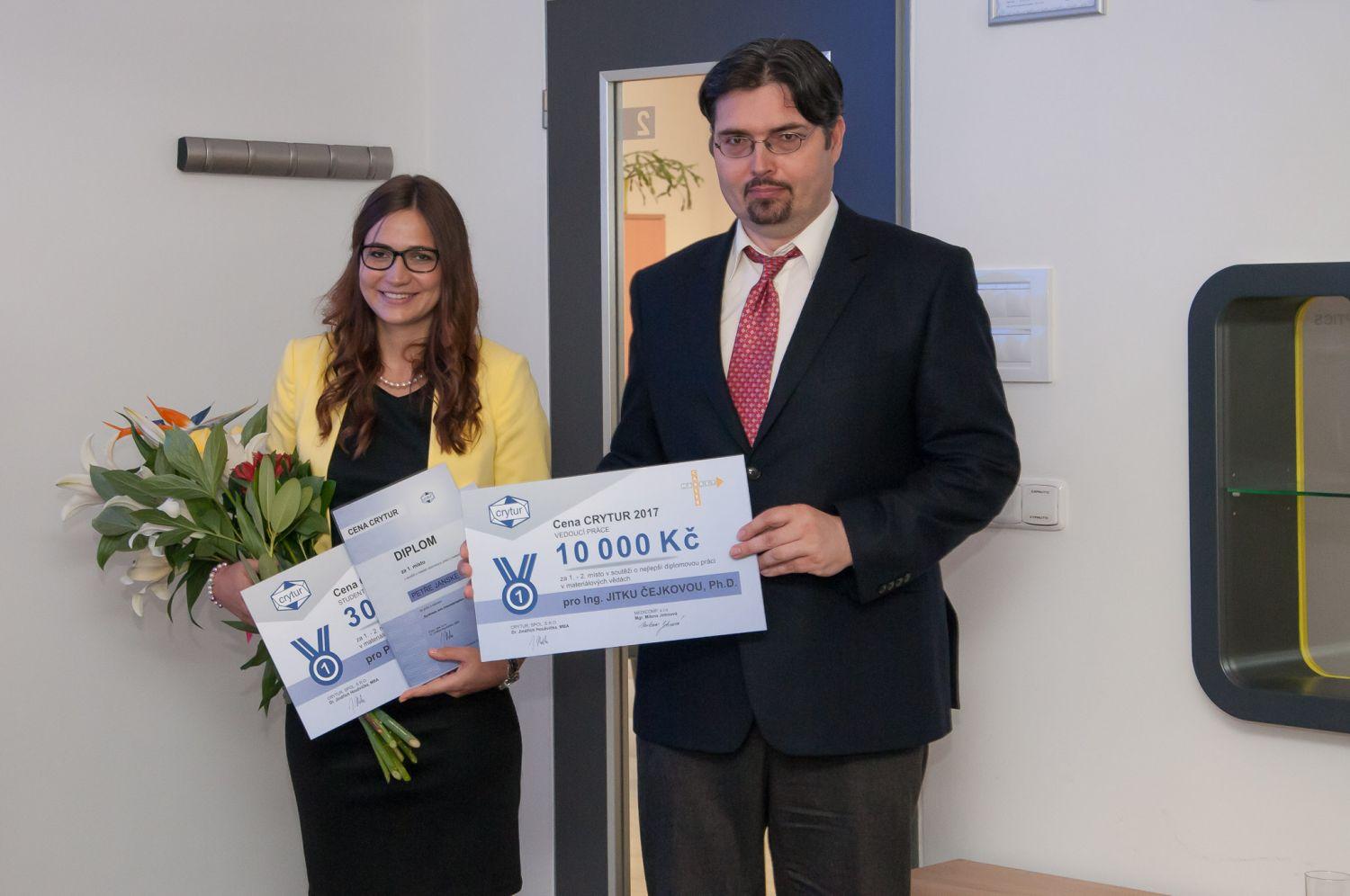 Cena Crytur 2017 za nejlepší diplomovou práci 