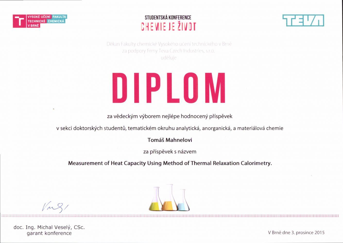 Chemie je život