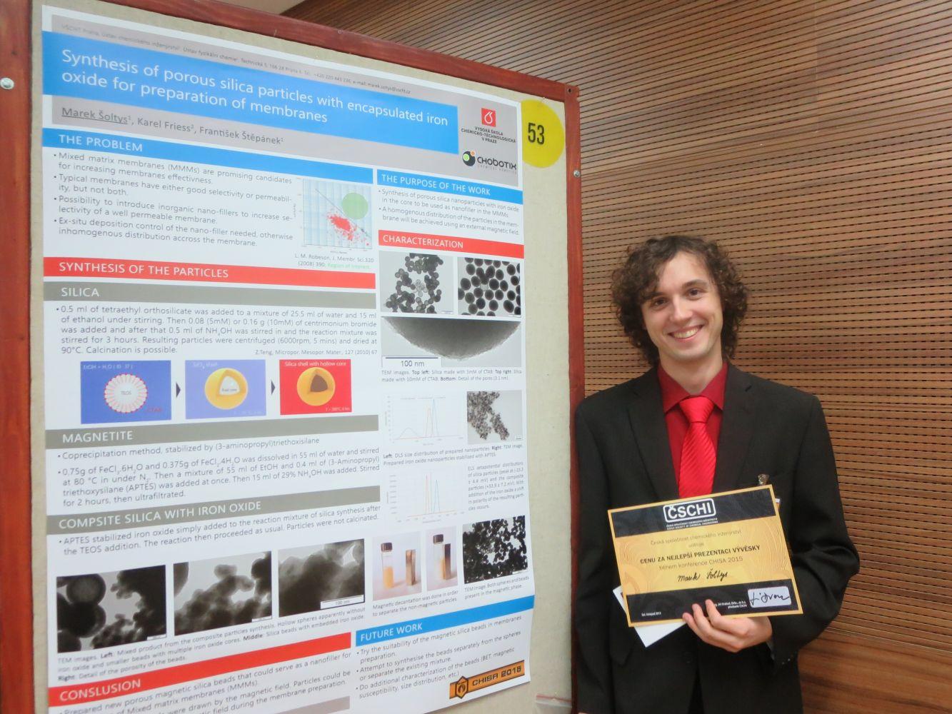 Cena za nejlepší vývěsku na konferenci CHISA 2015