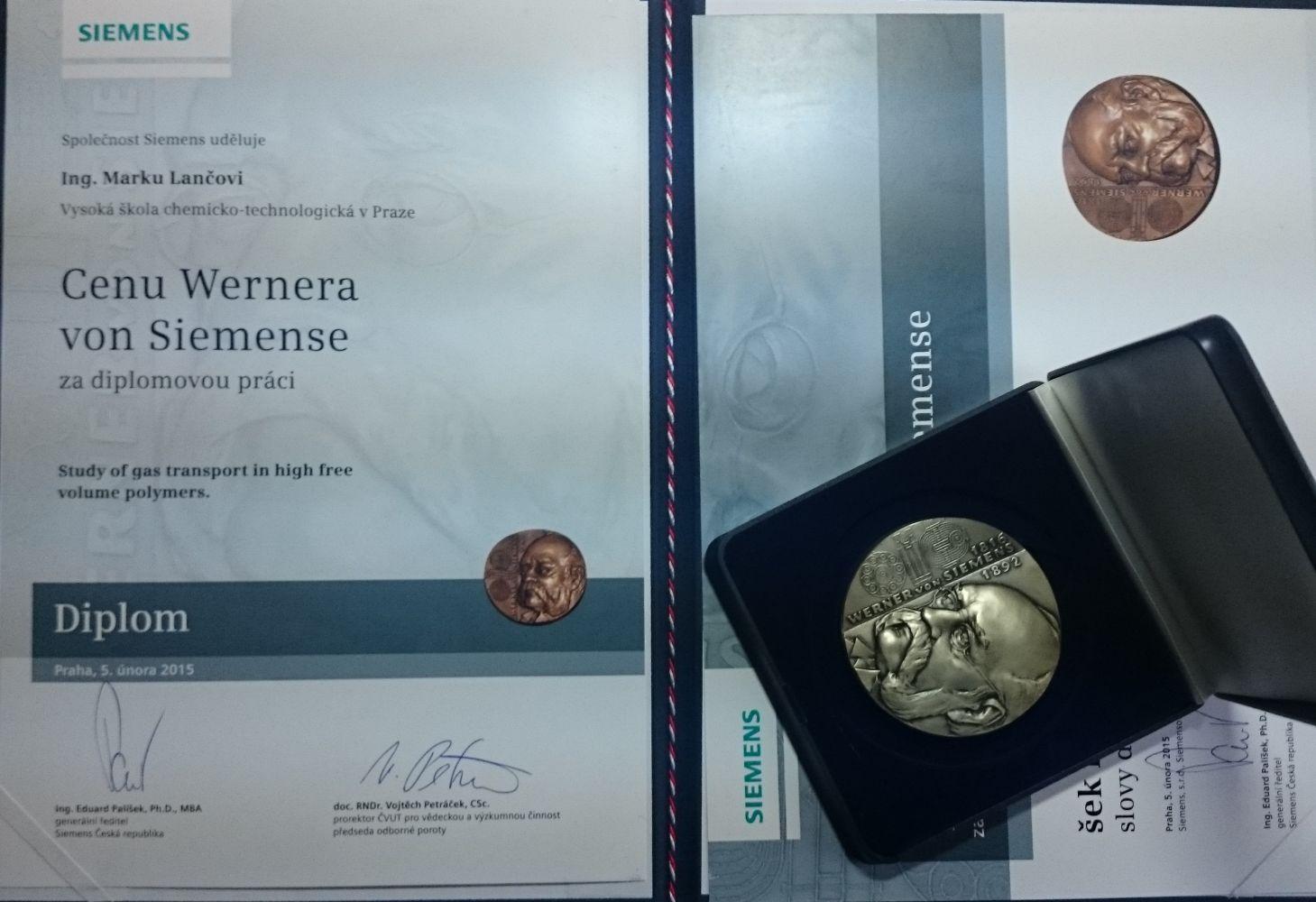 Siemens Award for Marek Lanč and Karel Friess