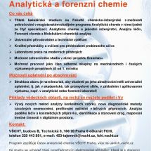 Program Analytická a forenzní chemie
