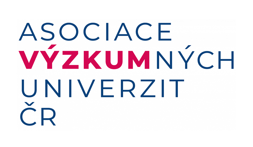 Logo of Association of Czech Research Universities - Czech version NOVINKA